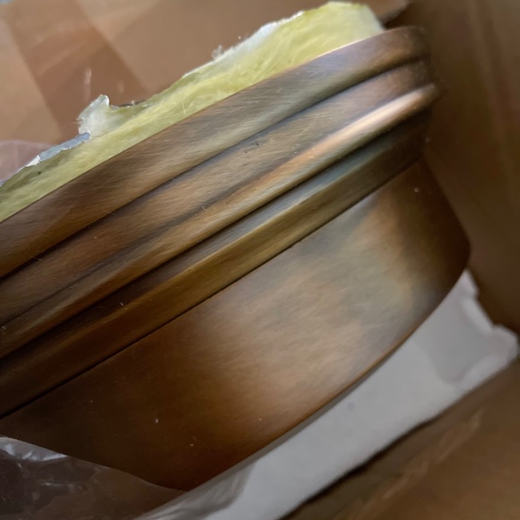 NIB Restoration Hardware Turner Flushmount Ceiling Light 12-Inch Antique Bronze - Picture 2 of 9